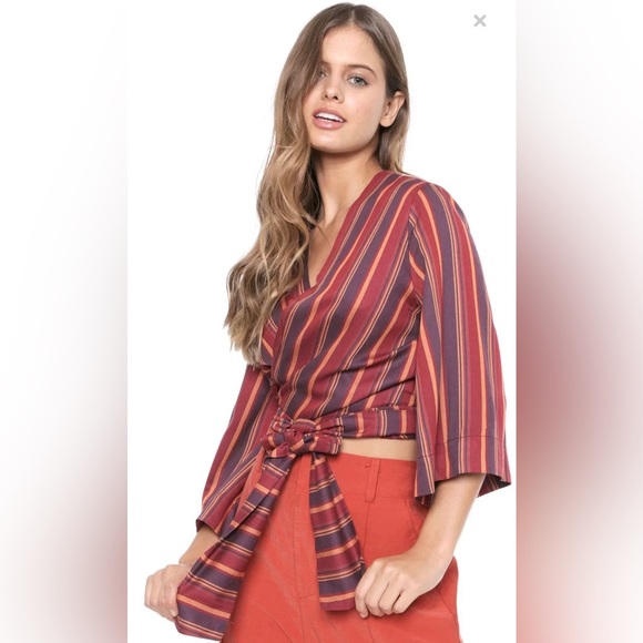 Striped Warp top - Picture 4 of 9